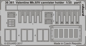 Eduard 36361 Valentine Mk. Porte-bidon II/ IV TAMIYA 1/35