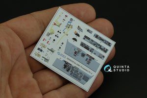 Intérieur imprimé en 3D et coloré sur papier décalcomanie Quinta Studio QD48238 Su-24M (Trumpeter) 1/48 – image 11
