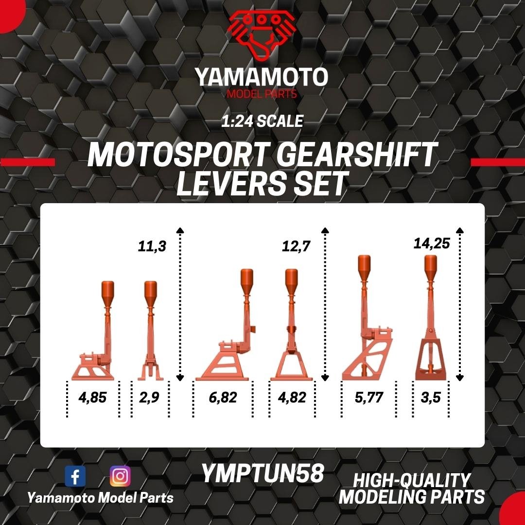 Jeu de leviers de vitesse Yamamoto YMPTUN58 1/24 – imagen 3