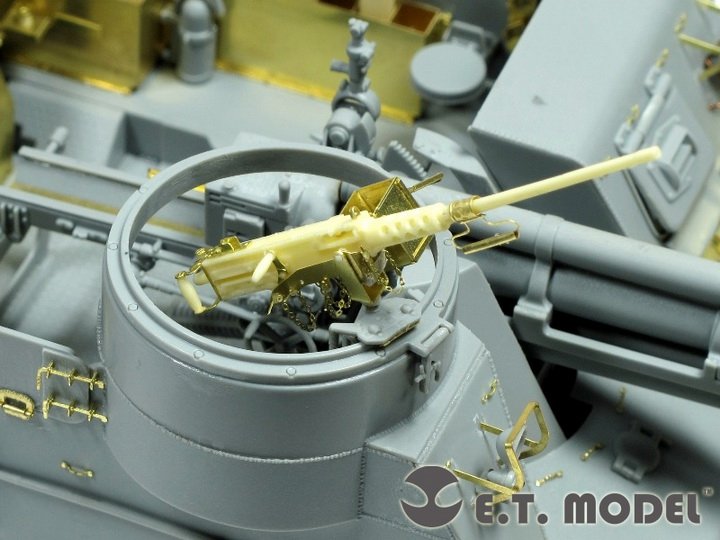 Maquette ET EA35-040 de la mitrailleuse M2HB de l&amp;#39;armée américaine de la Seconde Guerre mondiale avec boîte de munitions de 50 cartouches, échelle 1/35 – Bild 4
