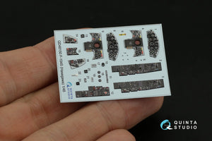 Intérieur imprimé en 3D et coloré sur papier décalcomanie Quinta Studio QD48150 F-104S (Hasegawa) 1/48 – immagine 8