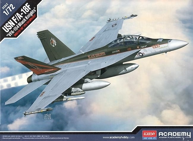Maquette Academy 12577 USN F/A-18F VFA-154 Black Knights 1/72