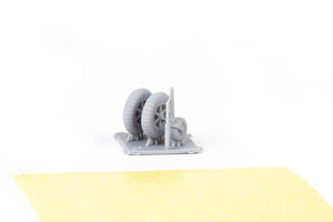 Roues Eduard 672341 Bf 109G-2/G-4 pour ailes bombées - Impression Eduard 1/48