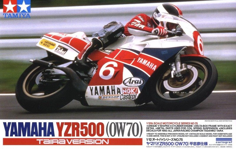 Tamiya 14075 Yamaha YZR500 (OW70) Version Taira 