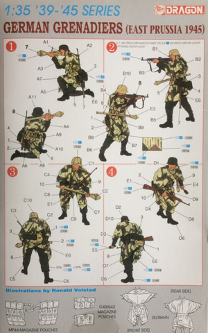 Dragon 6057 Grenadiers allemands Prusse-Orientale 1945 1/35 – immagine 2