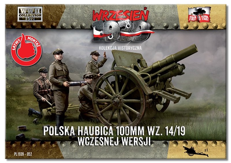 Premier à combattre PL052 Obusier polonais de 100 mm wz. 14/19 version initiale (1/72) – immagine 2