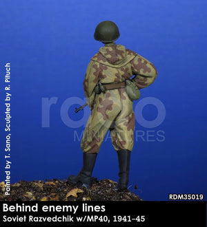 RADO Miniatures RDM35019 Razvedchik soviétique avec MP40, (1941-45) 1/35  – image 4