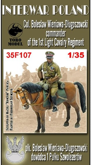 ToRo Modèle 35F107 Pologne de l&amp;#39;entre-deux-guerres - Colonel Bolesław Wieniawa-Dlugoszowski / Pologne de l&amp;#39;entre-deux-guerres - Colonel Boleslaw Wieniawa-Dlugoszowski commandant du 1er Régiment des chevaliers 1/35