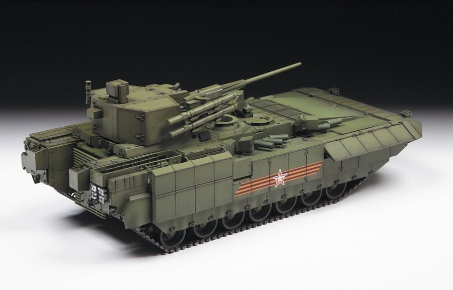 Maquette Zvezda 3623 du char russe T-15 « ARMATA » au 1/35, équipé d&amp;#39;un canon de 57 mm et de missiles « ATAKA ». – immagine 3