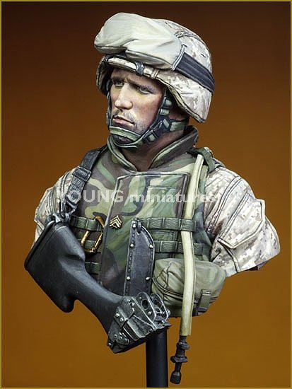 Young Miniatures YM1816 USMC Falloujah Irak 2004 1/10 – imagen 7