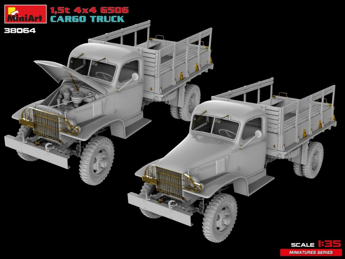 MiniArt 38064 1,5t 4×4 G506 CAMION CARGO 1/35 – Bild 9