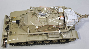 Kit de mise à niveau Eureka XXL ER-3571 pour le véhicule de génie de combat M728, compatible avec la maquette AFV Club 35254 au 1/35 – image 11