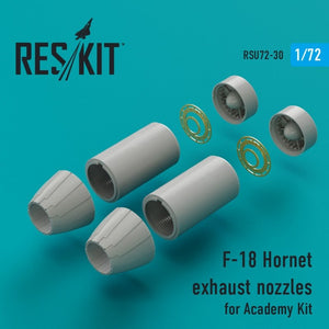 RESKIT RSU72-0030 Buses d&amp;#39;échappement pour F-18 Hornet (échelle 1/72, Academy)