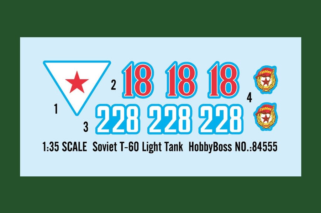 Hobby Boss 84555 Soviet T-60 Light Tank 1/35 – zdjęcie 4