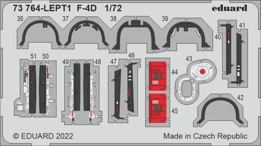 Eduard 73764 F-4D FINE MOLDS 1/72 