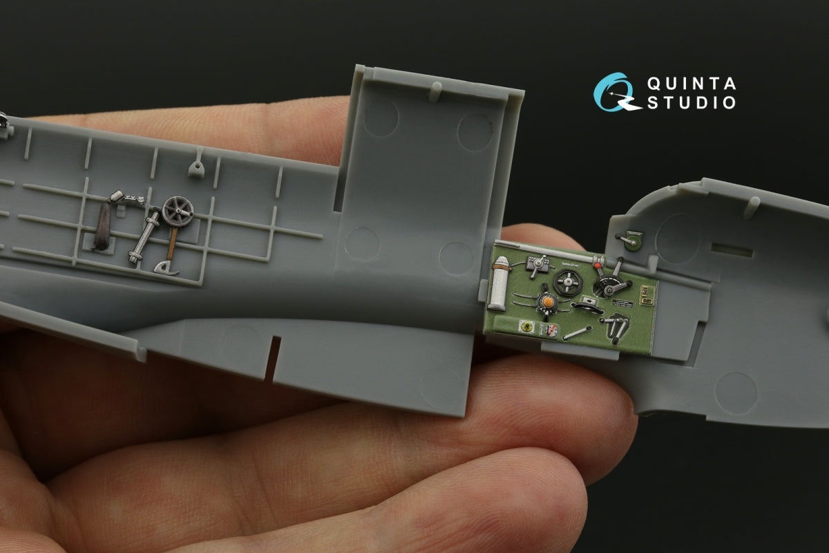 Intérieur imprimé en 3D et coloré sur papier décalcomanie Quinta Studio QD48534 Fairey Fulmar Mk.II (Trumpeter) 1/48 – Bild 12