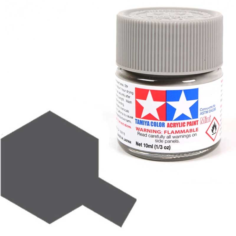 Peinture acrylique Tamiya X10 Gun Metal (81510) 10 ml