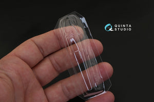 Quinta Studio QC48014 Verrière transparente thermoformée de correction pour MiG-25 (pour kit ICM) 1/48  – image 3