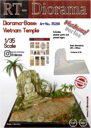 RT-Diorama 35299 Socle de diorama : Temple du Vietnam 1/35