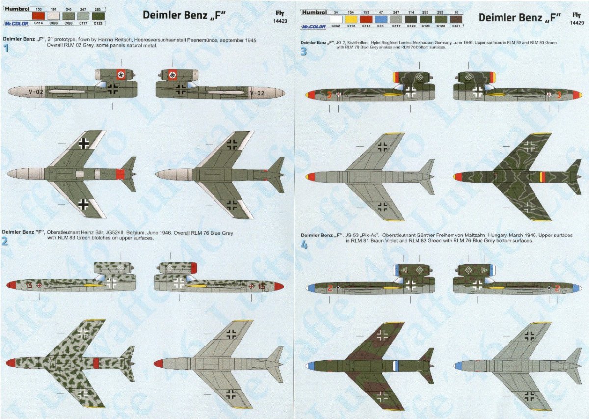 Fly 14429 Daimler Benz Projet F - Service allemand 1/144 – immagine 2