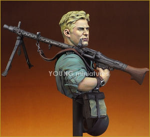 Young Miniatures YM1829 GERMANMG34 GUNNER 1941 1/10 – image 8