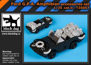 Ensemble d&amp;#39;accessoires Black Dog T35057 Ford GPA Amphibian 1/35
