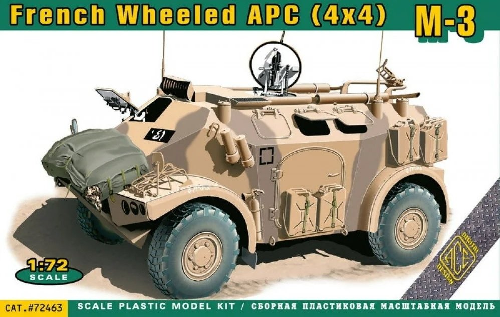ACE 72463 M-3 Véhicule blindé de transport de troupes français à roues (4x4) 1/72