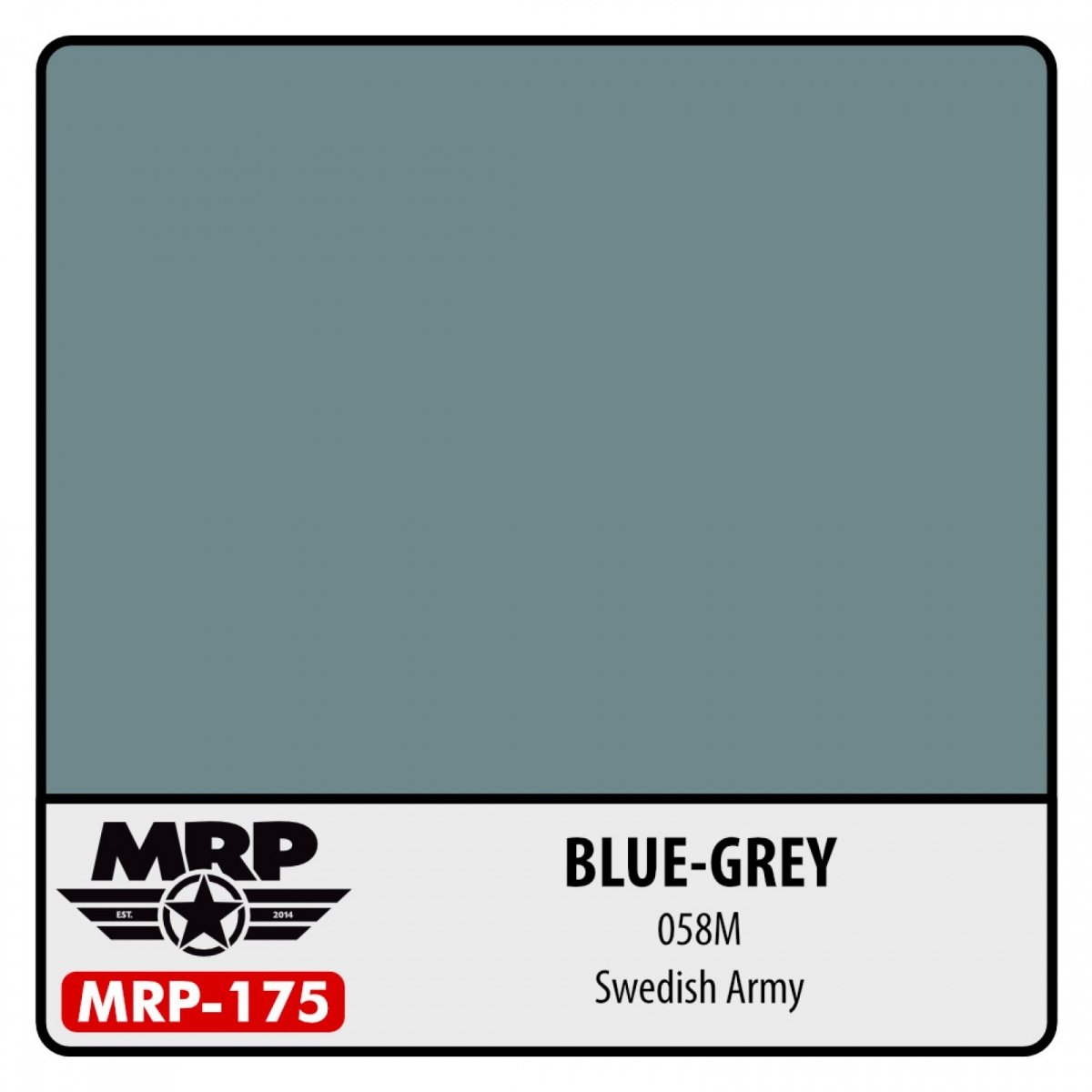 Peinture MR. Paint MRP-175 BLEU-GRIS 058M Armée suédoise 30 ml