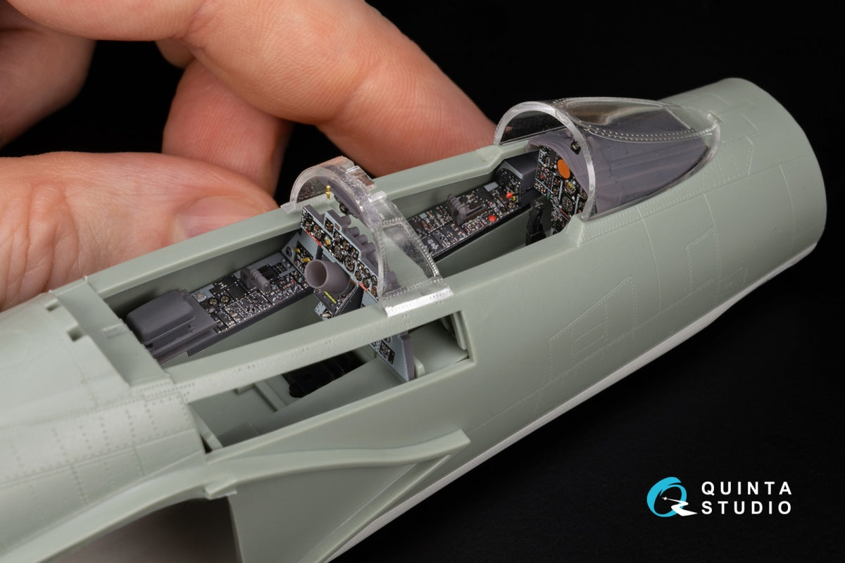 Quinta Studio QDS+48487 F-4C Phantom II Intérieur imprimé en 3D et coloré sur papier décalcomanie (Academy) (Petite version) (avec pièces en résine imprimées en 3D) 1/48  – image 11
