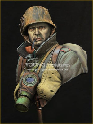 Young Miniatures YM1857 Soldat d&amp;#39;assaut allemand Première Guerre mondiale 1/10 – imagen 2
