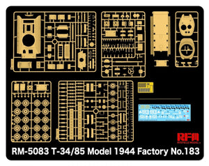 Rye Field Modèle 5083 T-34/85 Modèle 1944 N° d&amp;#39;usine 183 1/35  – Bild 3