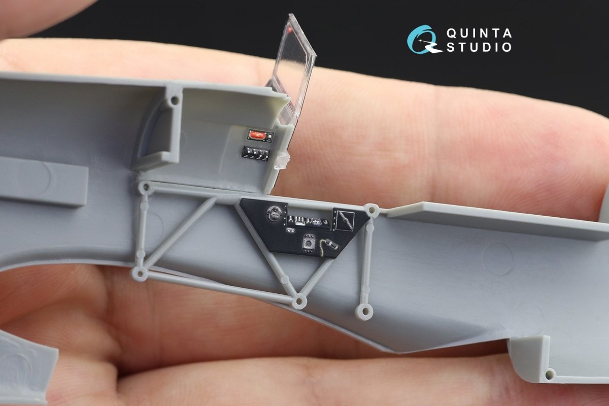 Quinta Studio QD48218 Hawker Typhoon Mk.1b (première génération) Intérieur imprimé en 3D et coloré sur papier décalcomanie (Hasegawa) 1/48  – Bild 7
