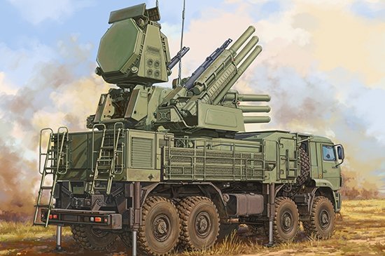 Trumpeter 01061 Unité de combat russe 72V6E4 de 96K6 Pantsir-S1 ADMGS (avec radar bande S RLM SOC) 1/35