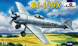 Maquette A-Model 72191 Messerschmitt BF-109X, avion expérimental allemand, échelle 1/72