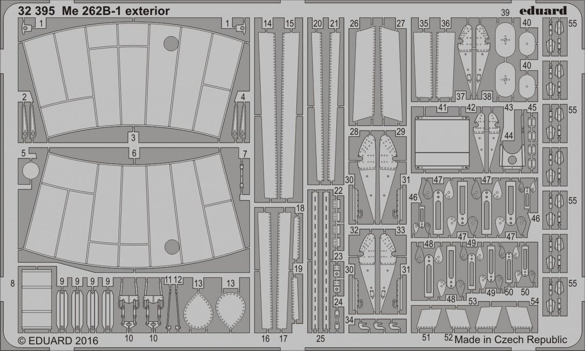Eduard 32395 Me 262B-1 extérieur REVELL 1/32
