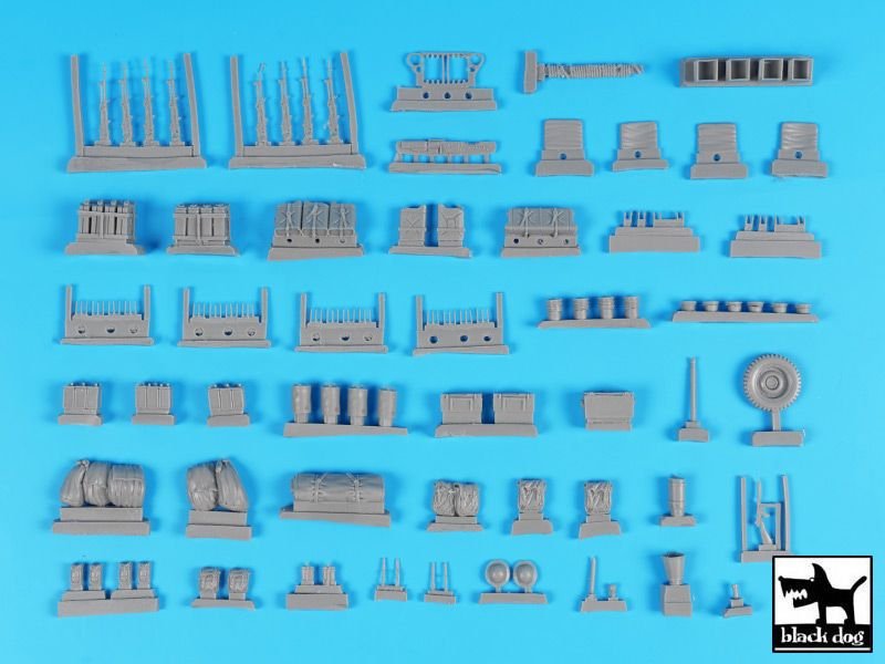 Ensemble d&amp;#39;accessoires Black Dog T35224 pour Jeep SAS britannique en Afrique, échelle 1/35 – imagen 6
