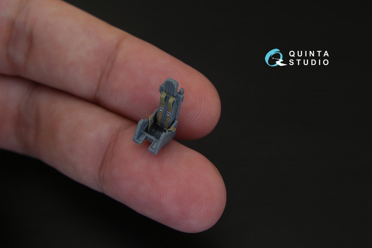 Intérieur imprimé en 3D et coloré sur papier décalcomanie Quinta Studio QD72026 MiG-15 (pour maquette Eduard) au 1/72 – immagine 6