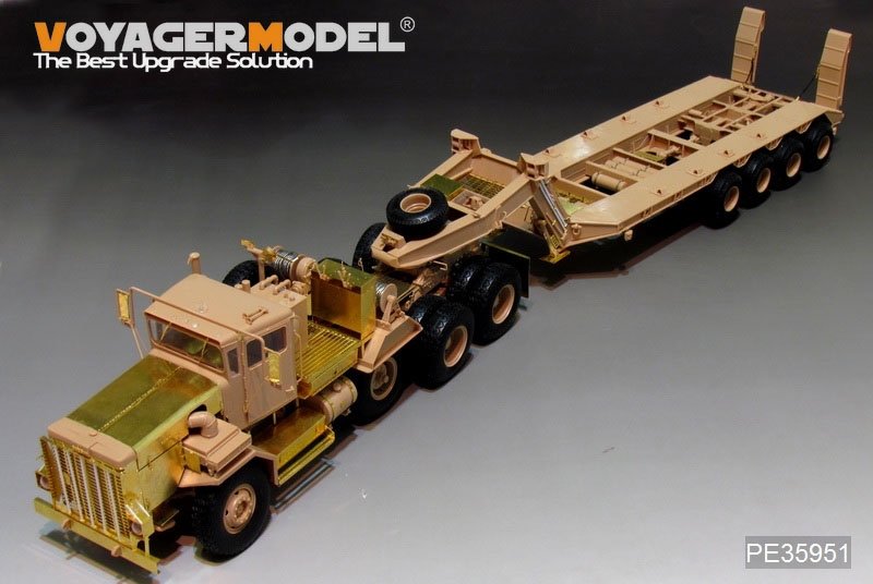 Voyager Model PE35951 Semi-remorque pour engins lourds M911 C-HET et M747 de l&amp;#39;armée américaine moderne pour MENG SS-013 1/35 – immagine 6