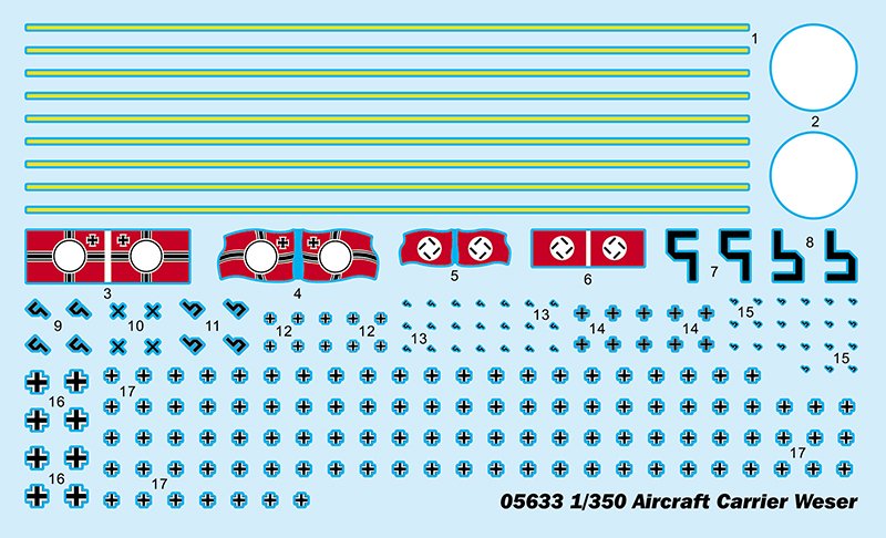 Trumpeter 05633 Porte-avions Weser 1/350 – image 3