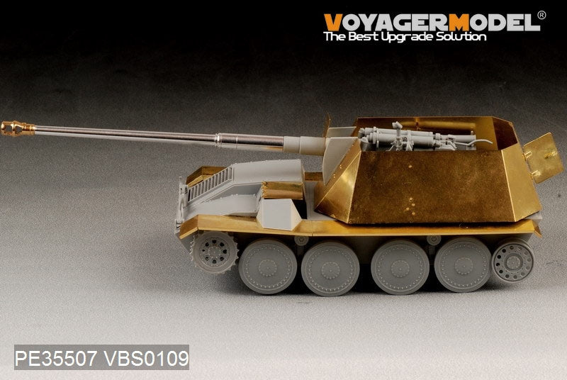 Maquette Voyager PE35507 Canon à vent allemand Pak 43 de 88 mm (Seconde Guerre mondiale) avec garde-boue pour DRAGON 6728 au 1/35 – Bild 6