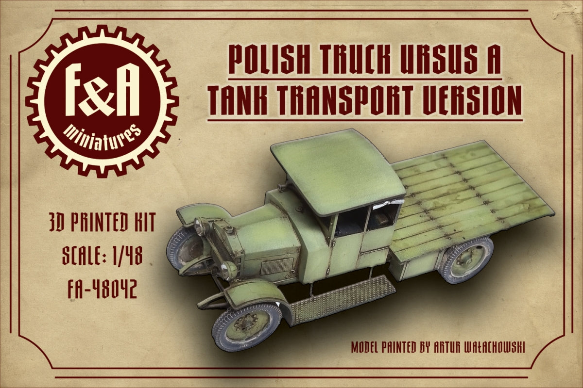 F&amp;amp;A Miniatures FA-48042 Ursus A Transport de chars 1/48