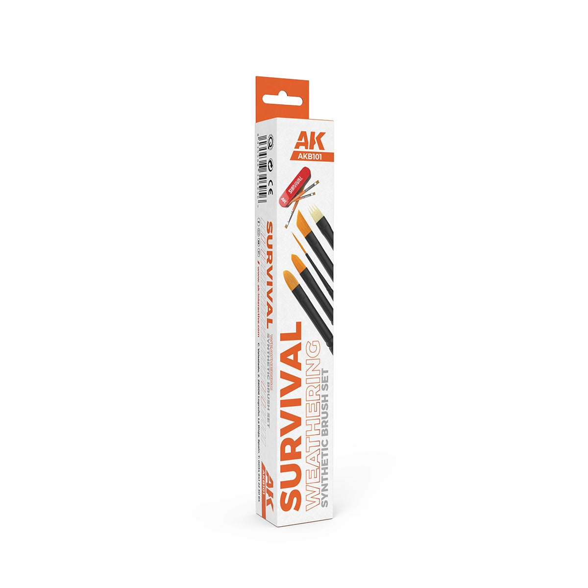 AK Interactive AKB101 KIT DE PINCEAUX DE SURVIE POUR VIEILLISSEMENT – imagen 2