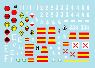 Star Decals 35-865 Guerre civile espagnole n° 3. « Negrillo » 1/35 – immagine 3