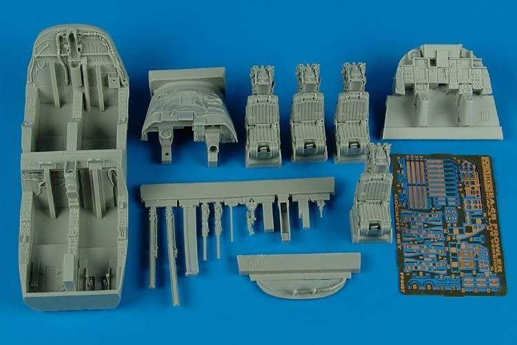 Ensemble de cockpit Aires 4487 EA-6B Prowler ICAP-2 (version tardive) au 1/48 Kinetic
