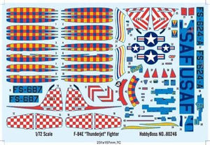 Hobby Boss 80246 F-84E Chasseur Thunderjet (1/72)  – immagine 2