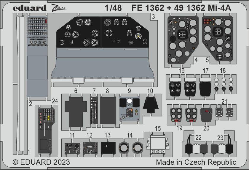 Eduard 491362 TROMPETTE Mi-4A 1/48