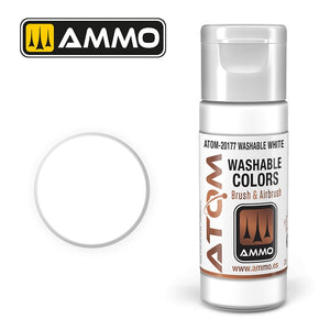 AMMO de Mig Jimenez 20177 ATOM LAVABLE Blanc 20ml