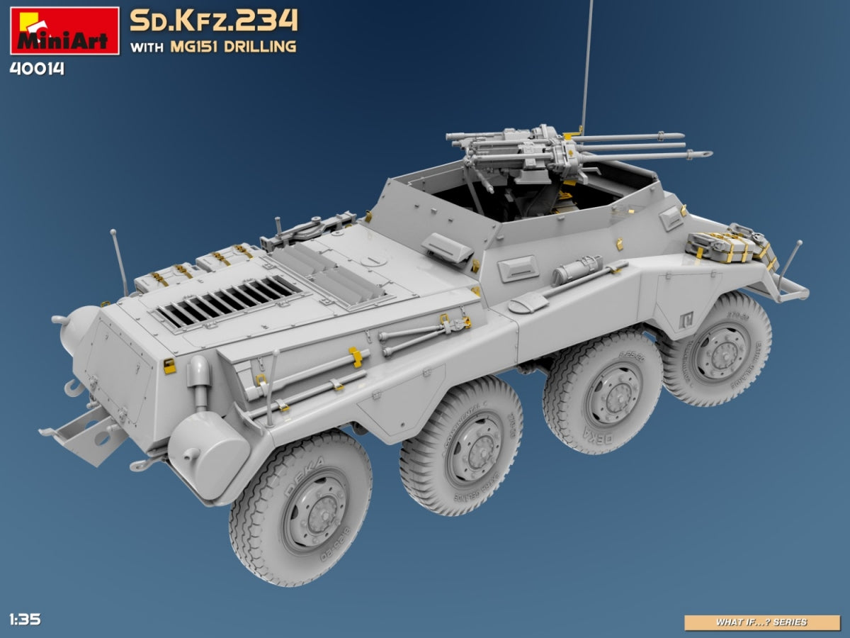 MiniArt 40014 Sd.Kfz.234 AVEC PERÇAGE MG151 1/35 – image 9