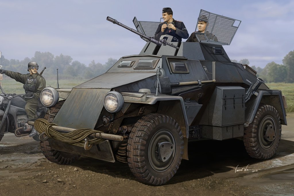 Hobby Boss 83816 allemand Sd.Kfz.222 Leichter Panzerspahwagen (1/35)