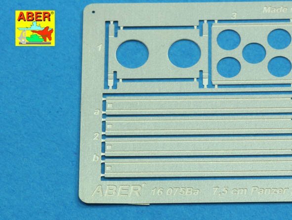 Aber 16075B Pz.Kpfw. IV, Ausf.H Vol.16B - Râtelier de rangement de munitions type B pour cartouches longues (1/16) – image 6